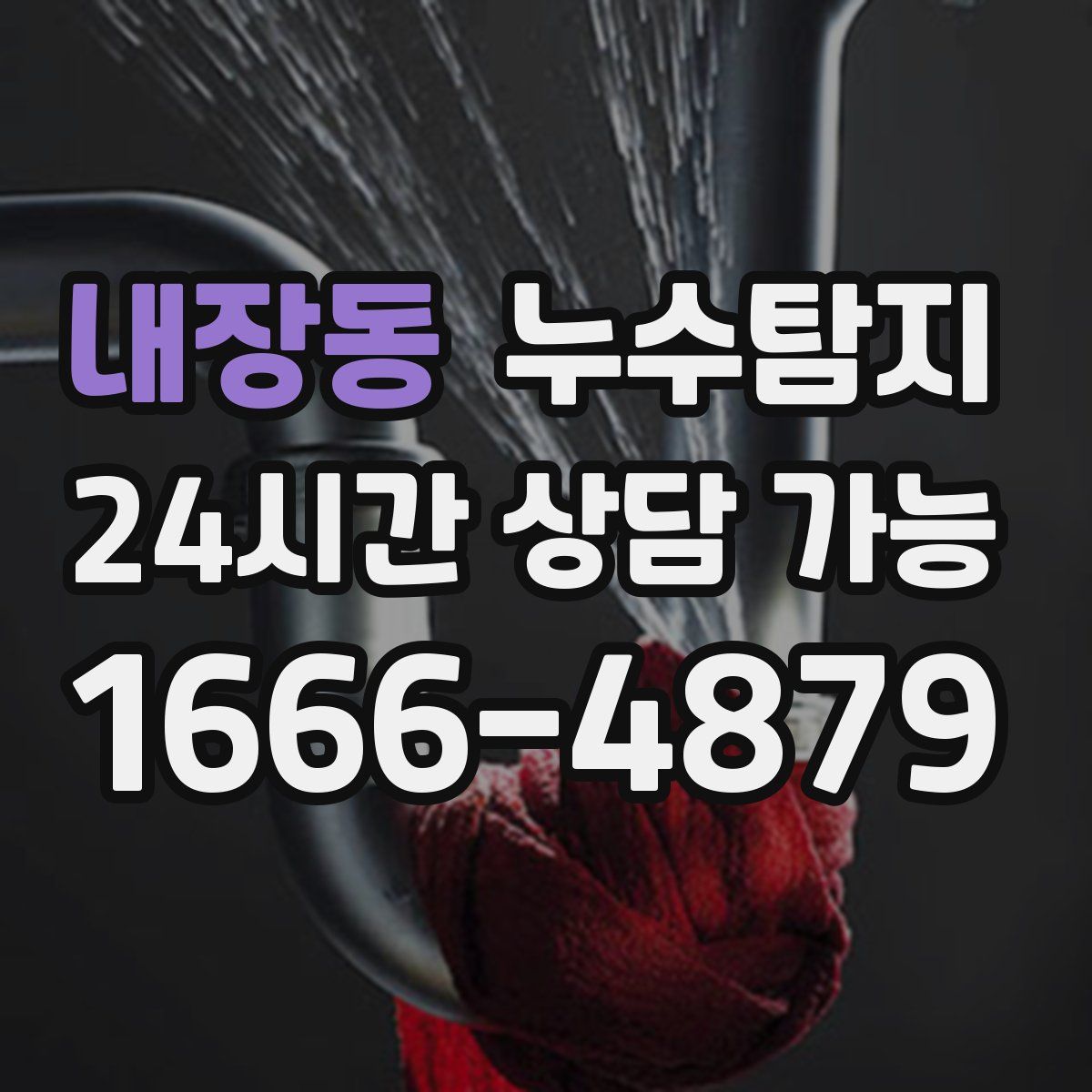 내장동 누수탐지