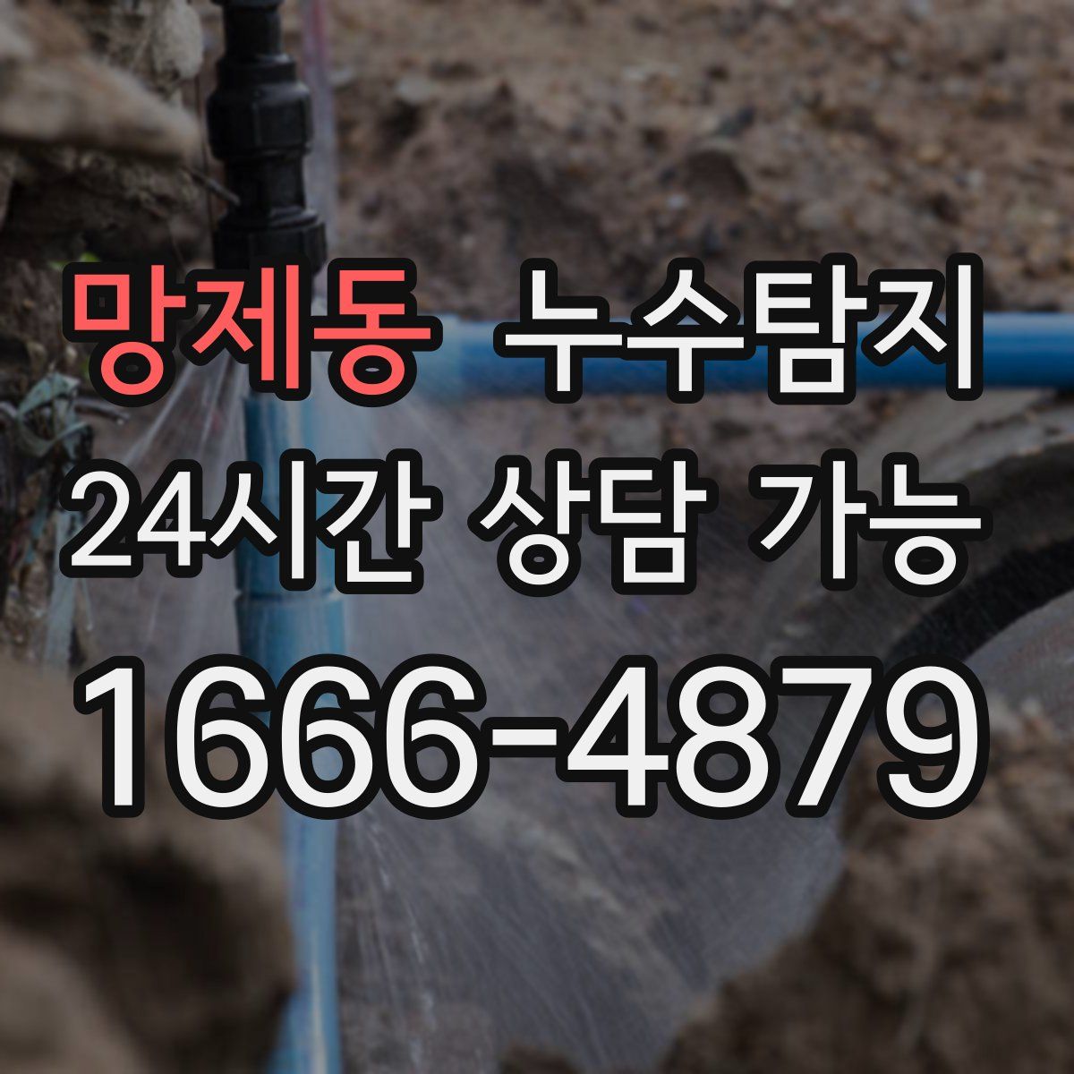 망제동 누수탐지