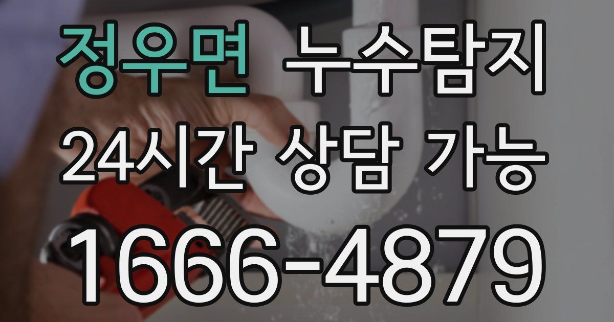 정우면 누수