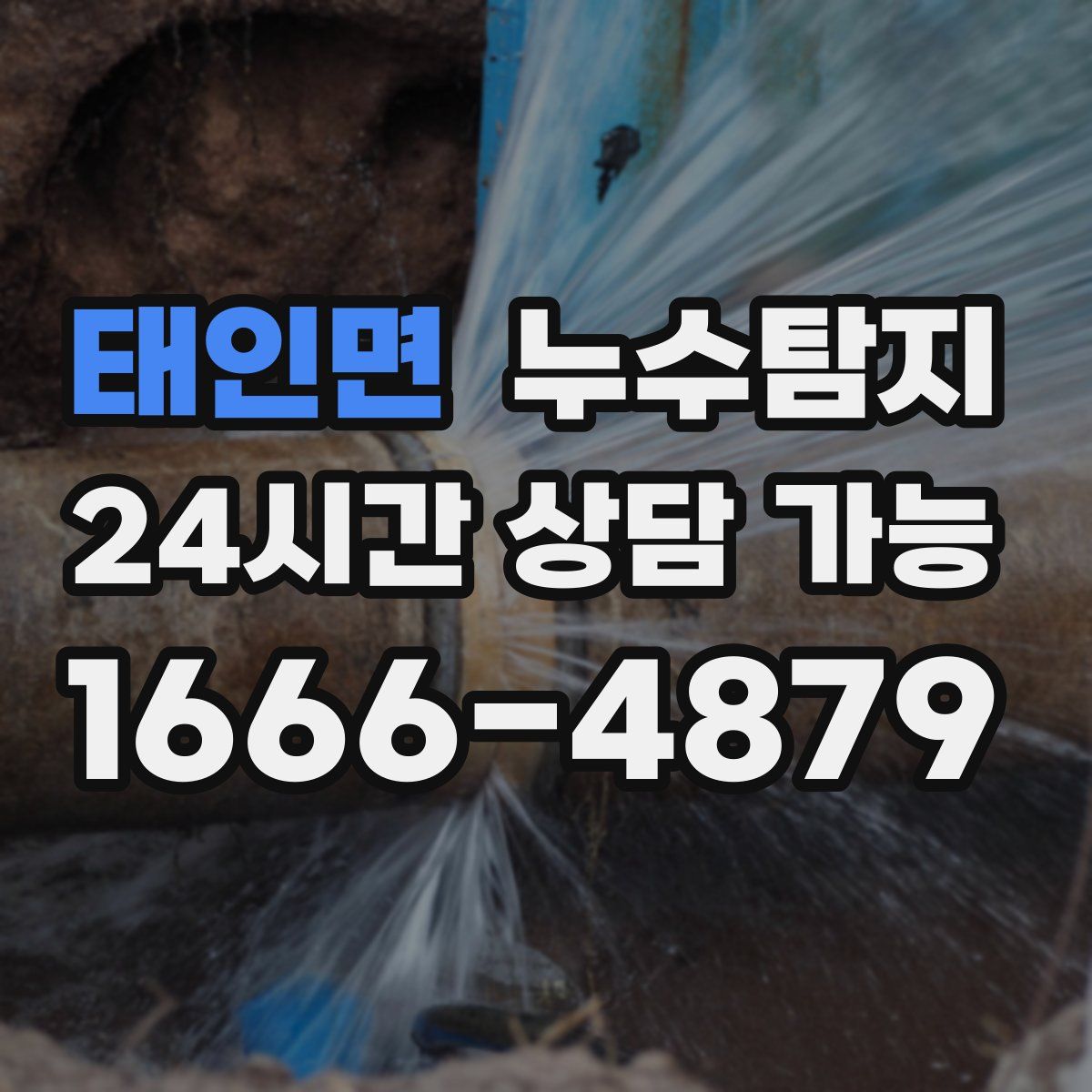 태인면 누수탐지