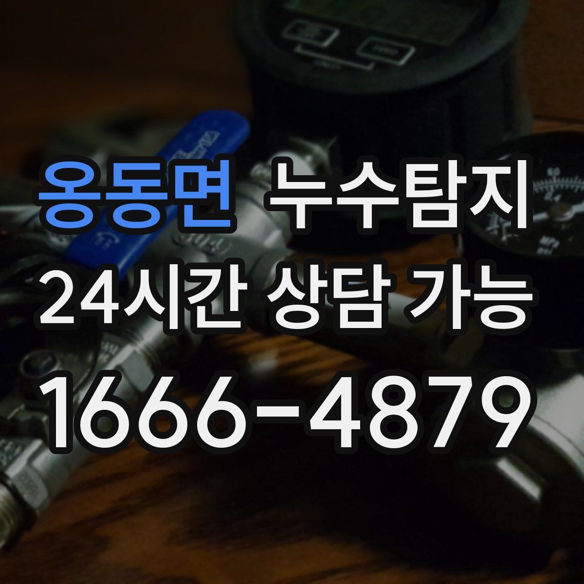 옹동면 누수탐지