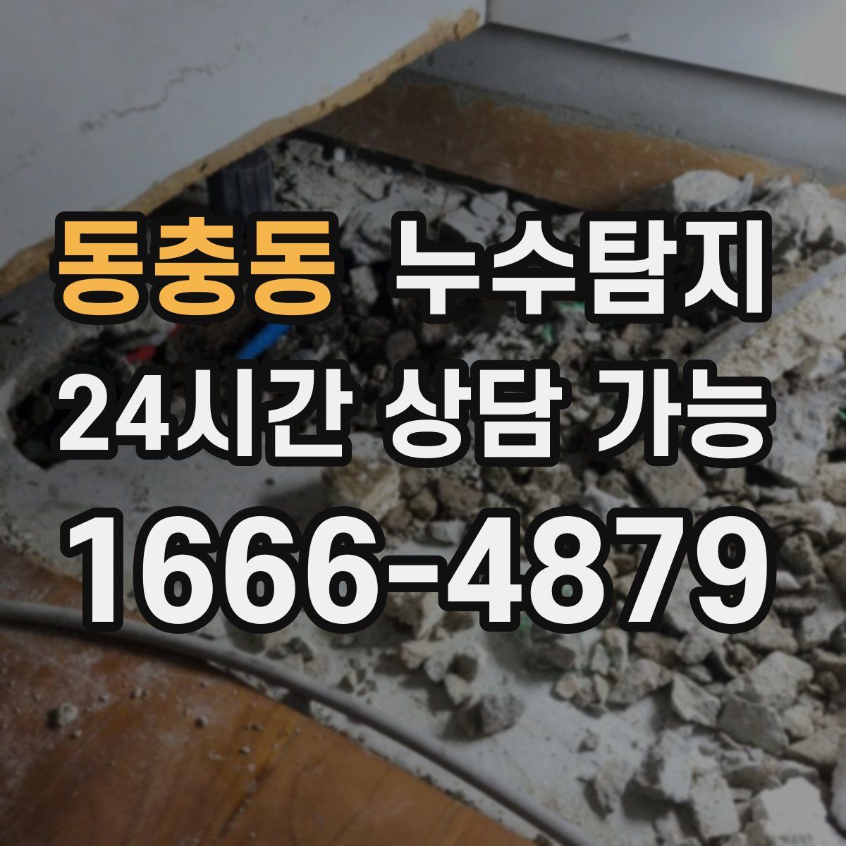 동충동 누수탐지