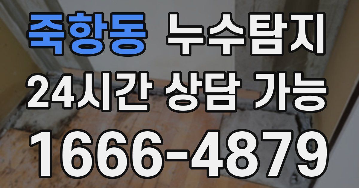 죽항동 누수