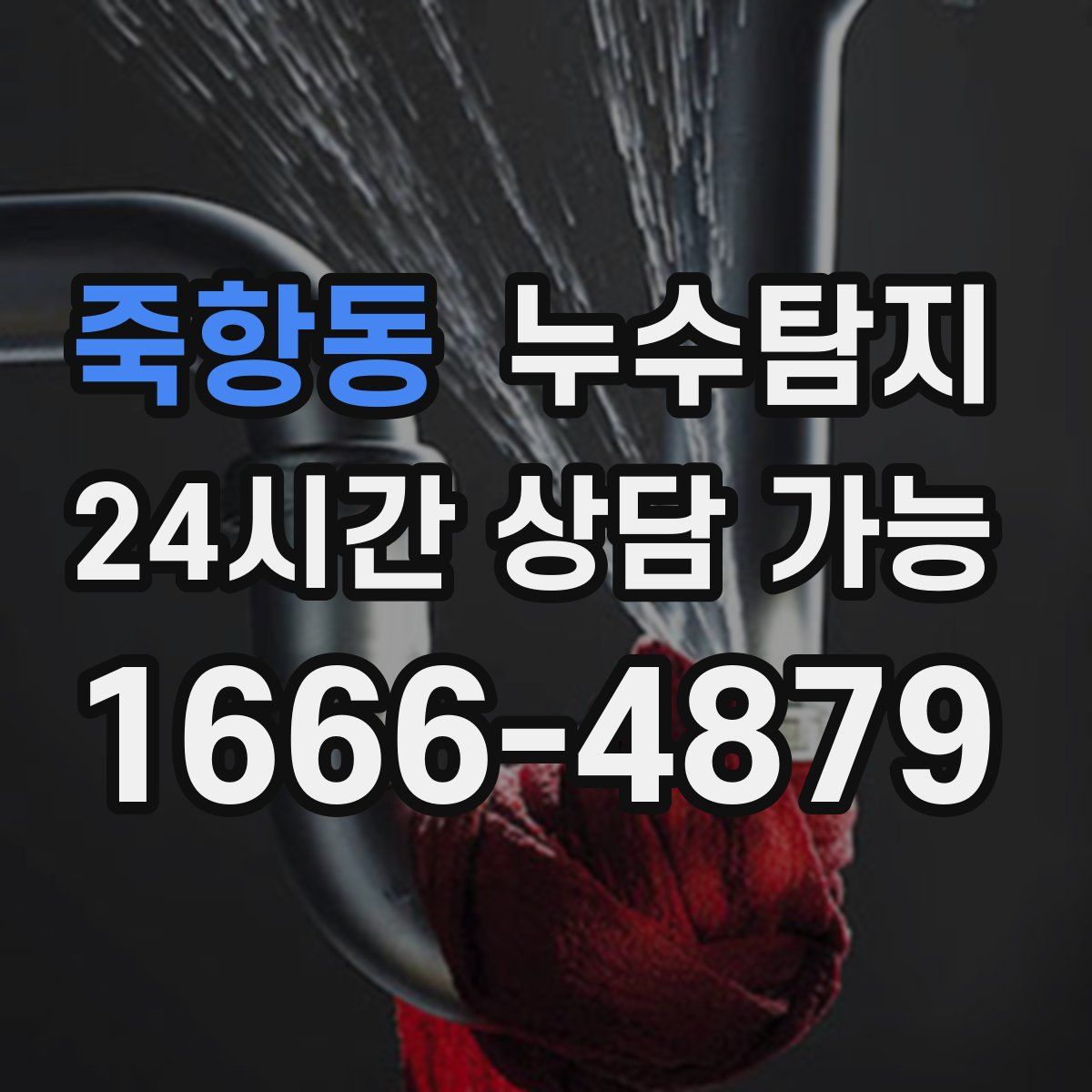 죽항동 누수탐지