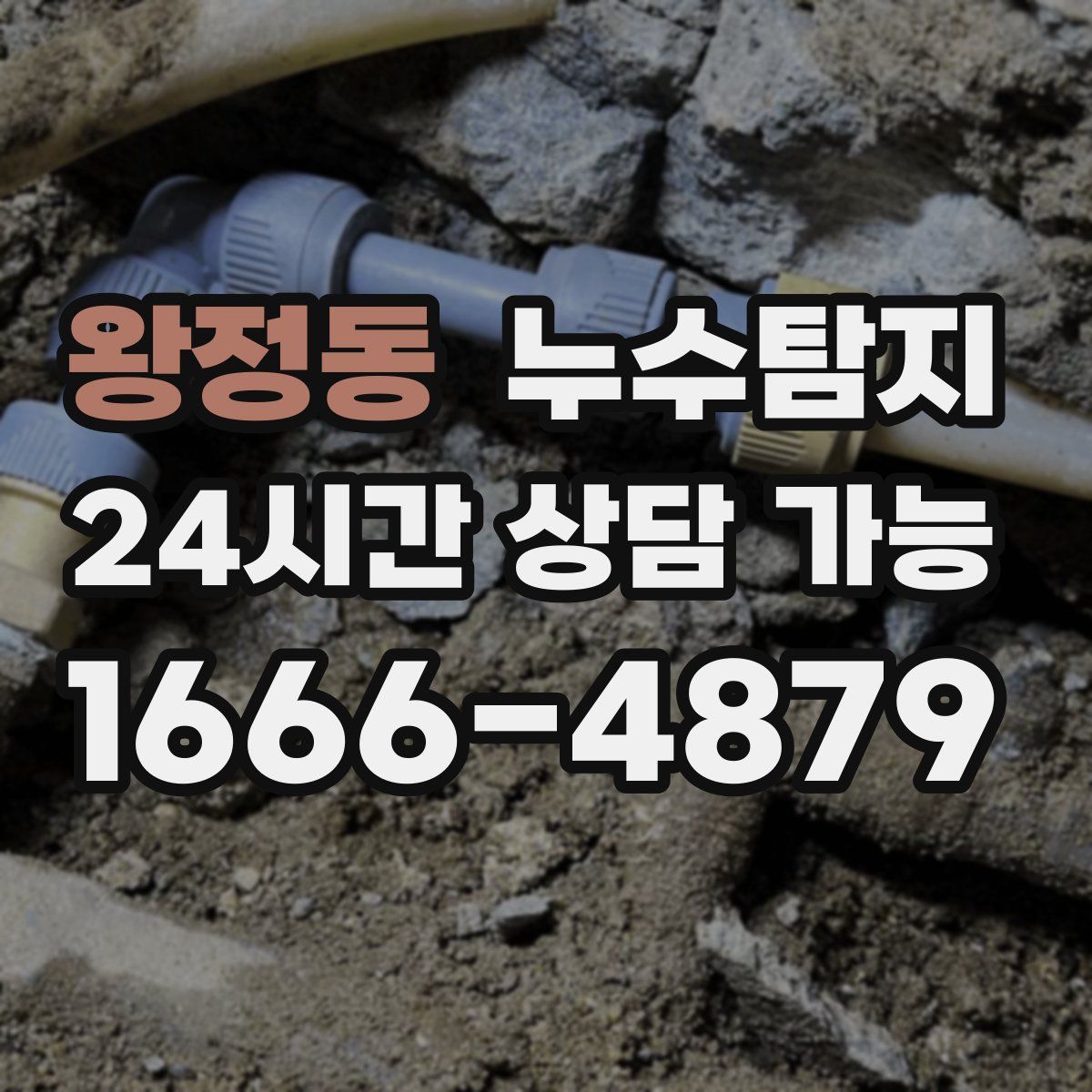왕정동 누수탐지