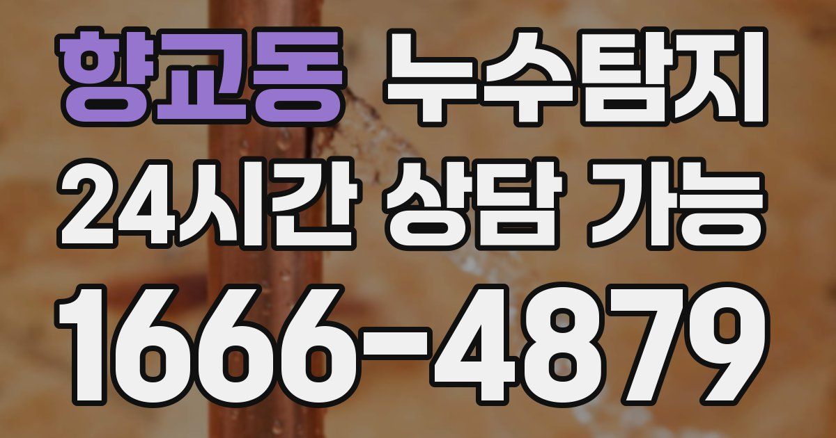 향교동 누수