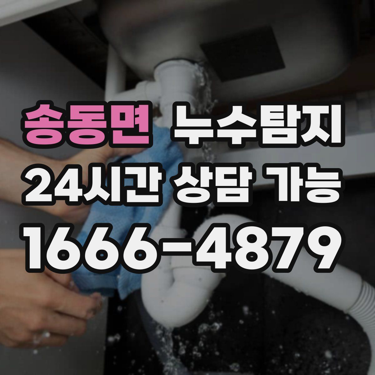 송동면 누수탐지
