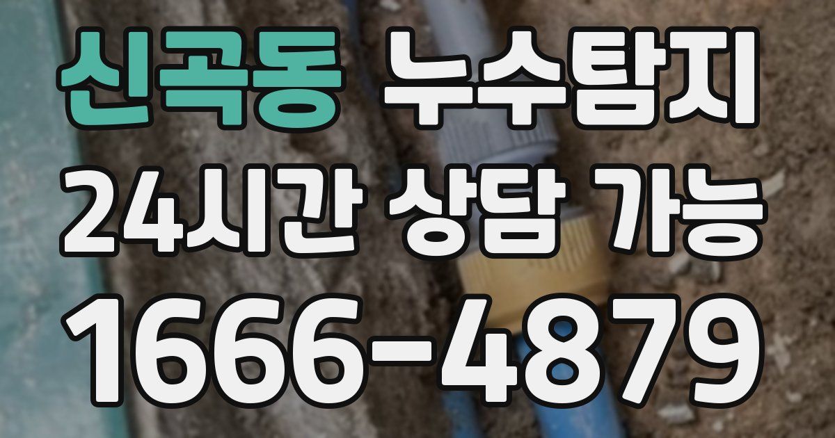 신곡동 누수