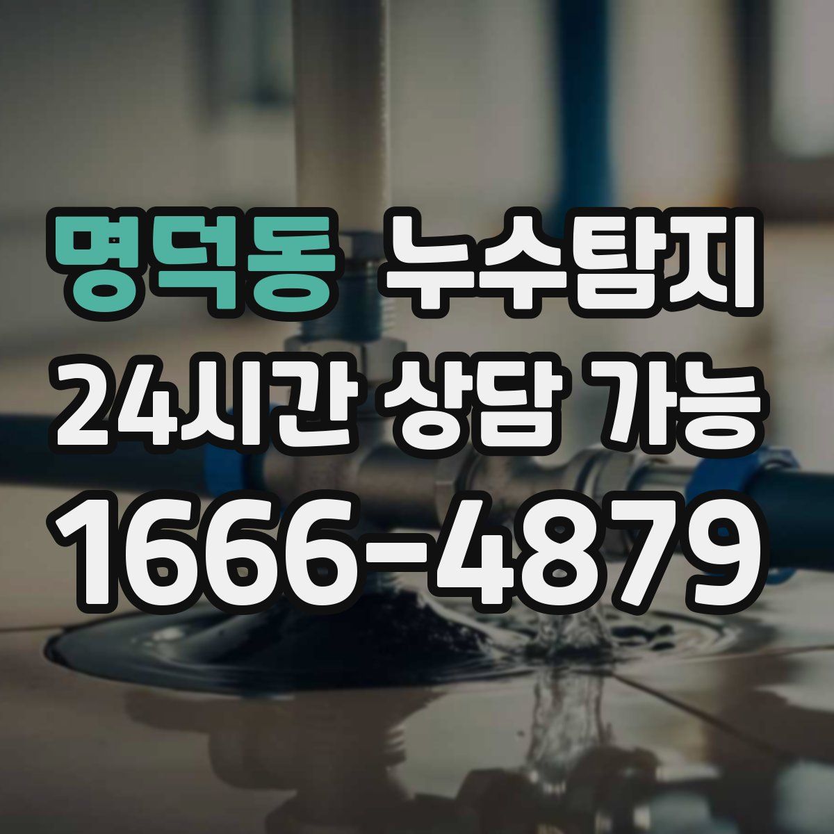 명덕동 누수탐지