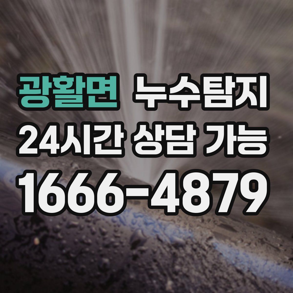 광활면 누수탐지
