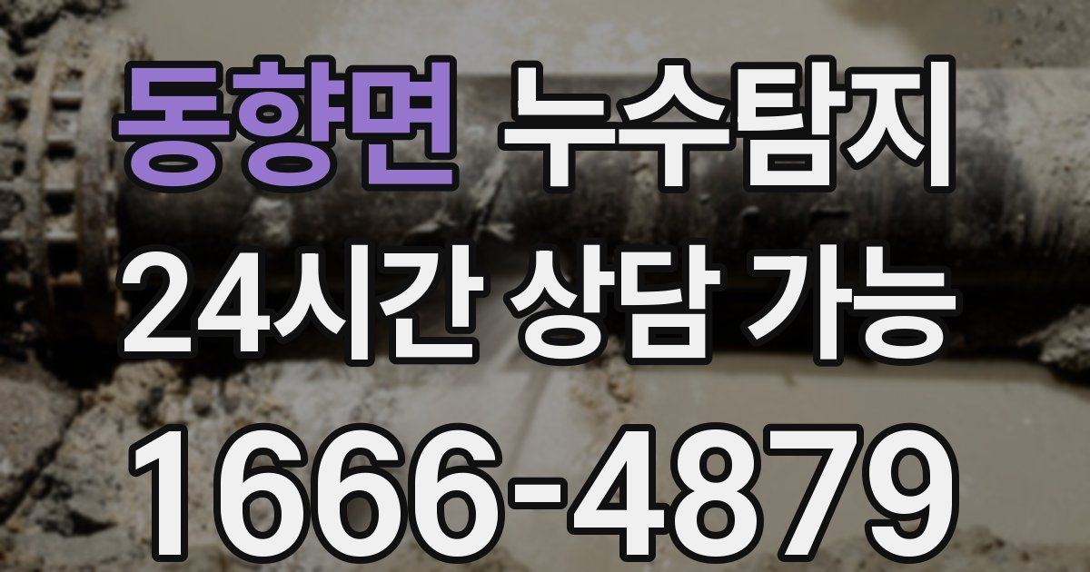 동향면 누수