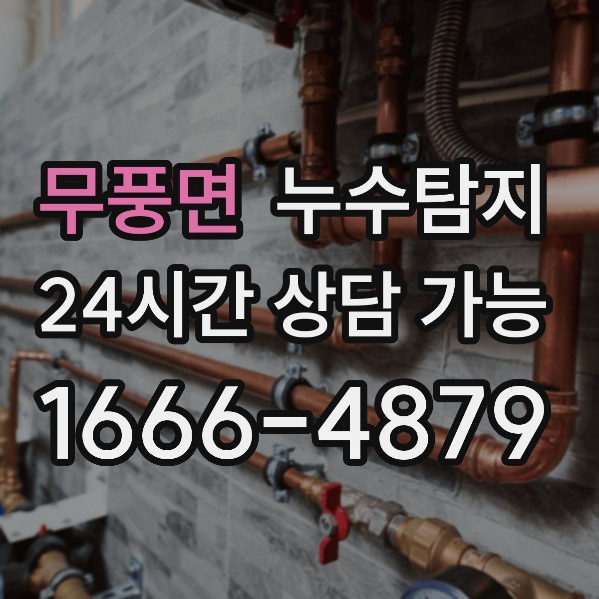 무풍면 누수탐지 최소 파괴 정확 위치 탐지