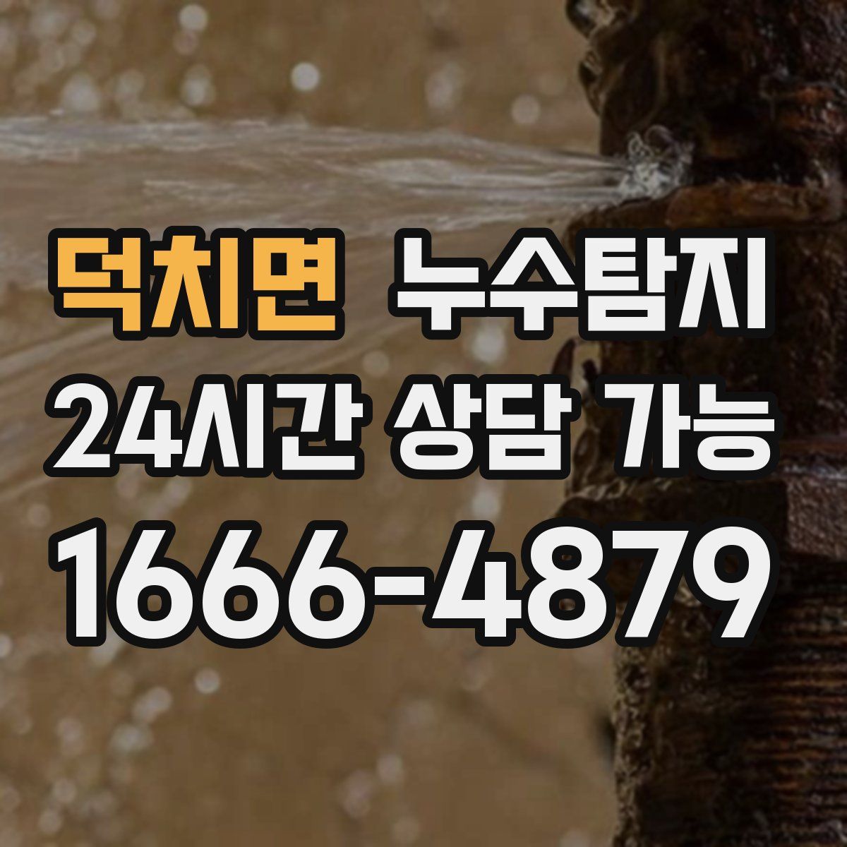 덕치면 누수탐지