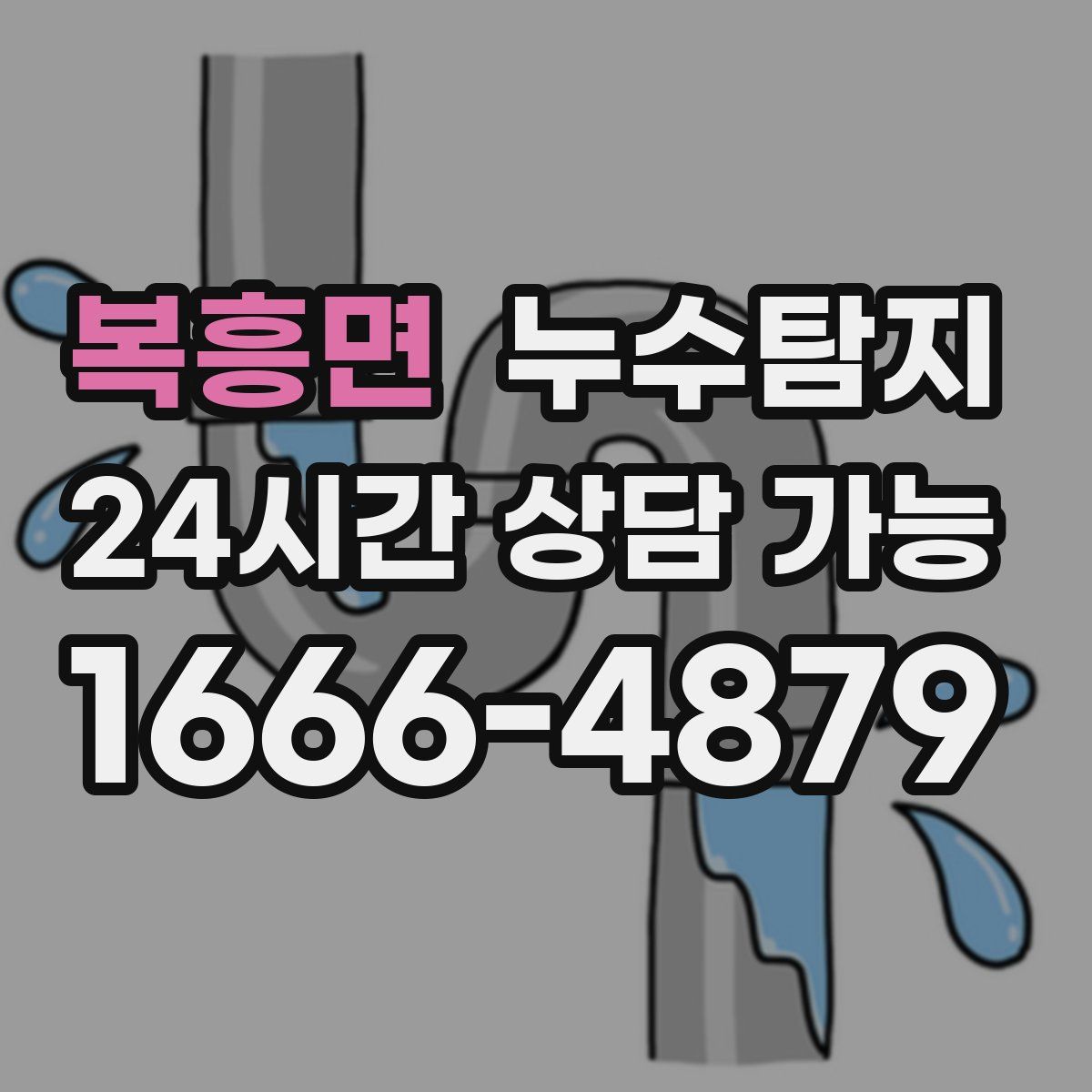 복흥면 누수탐지