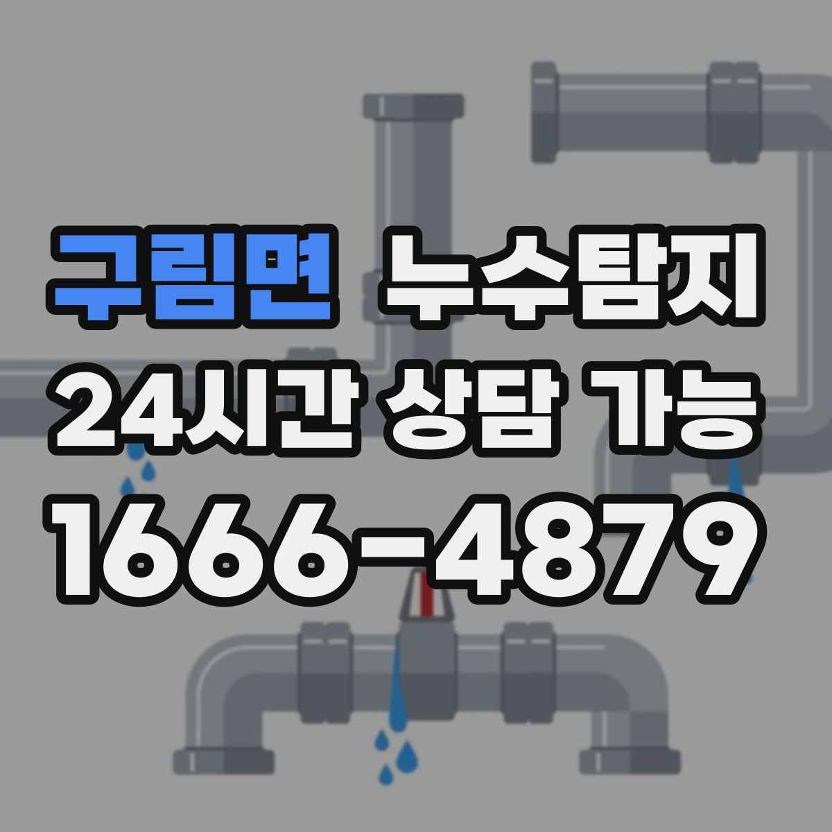 구림면 누수탐지