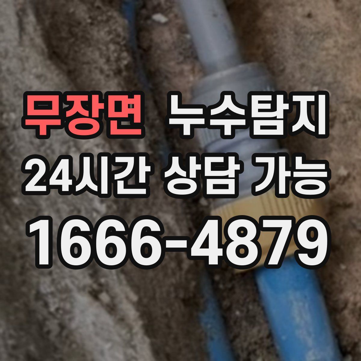 무장면 누수탐지