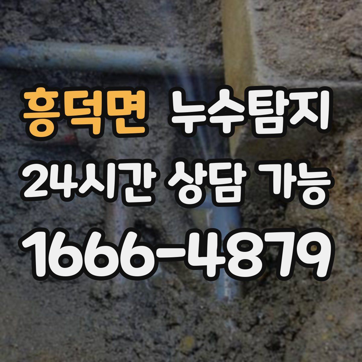 흥덕면 누수탐지