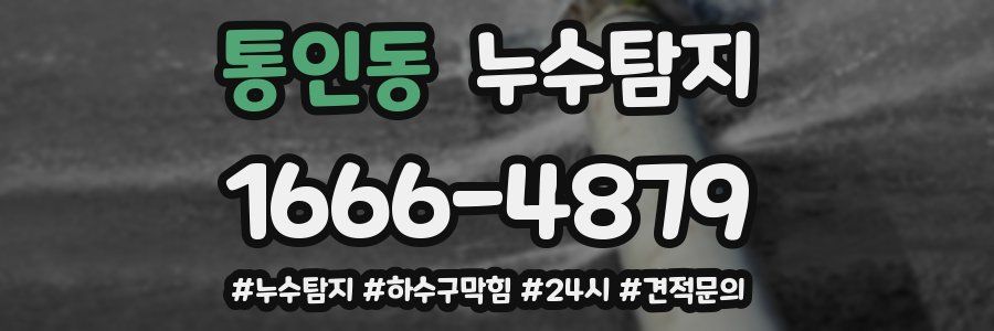 누수닥터 누수탐지