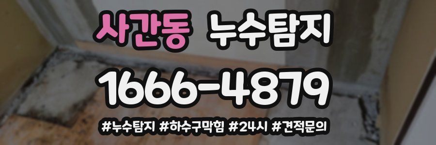 누수닥터 누수탐지