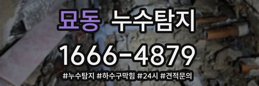 누수닥터 누수탐지