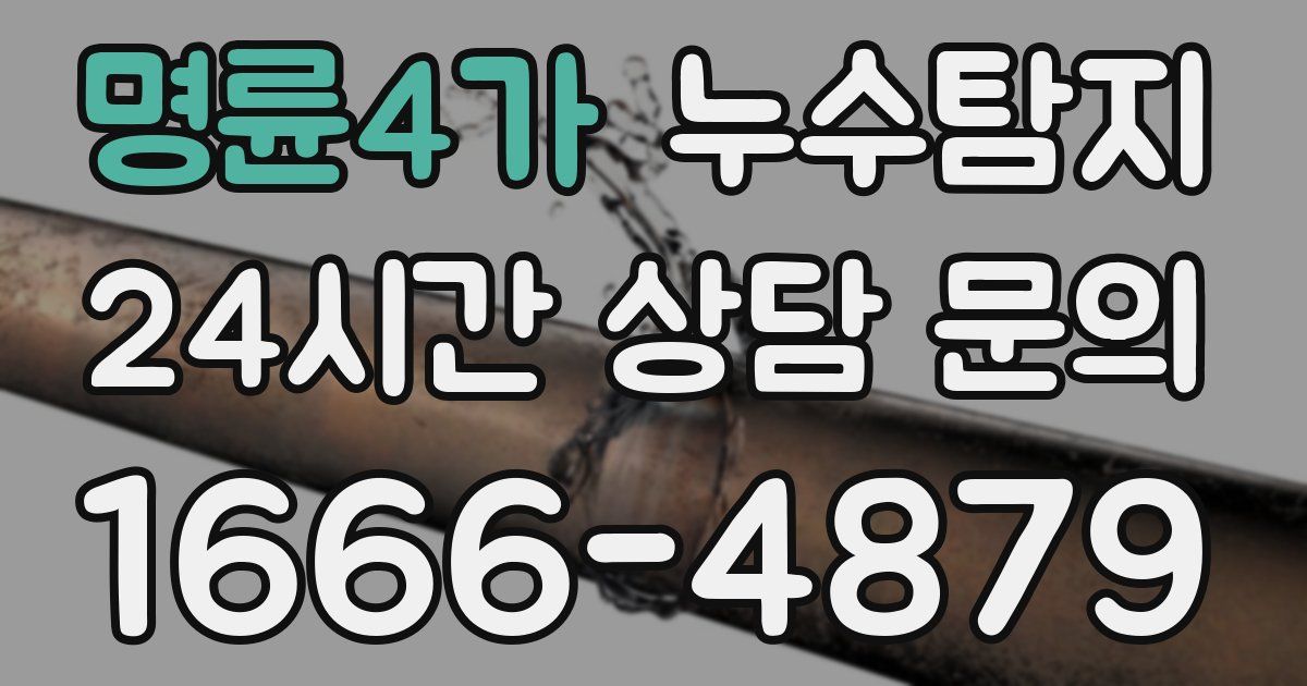 하수구막힘