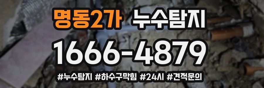 누수닥터 누수탐지