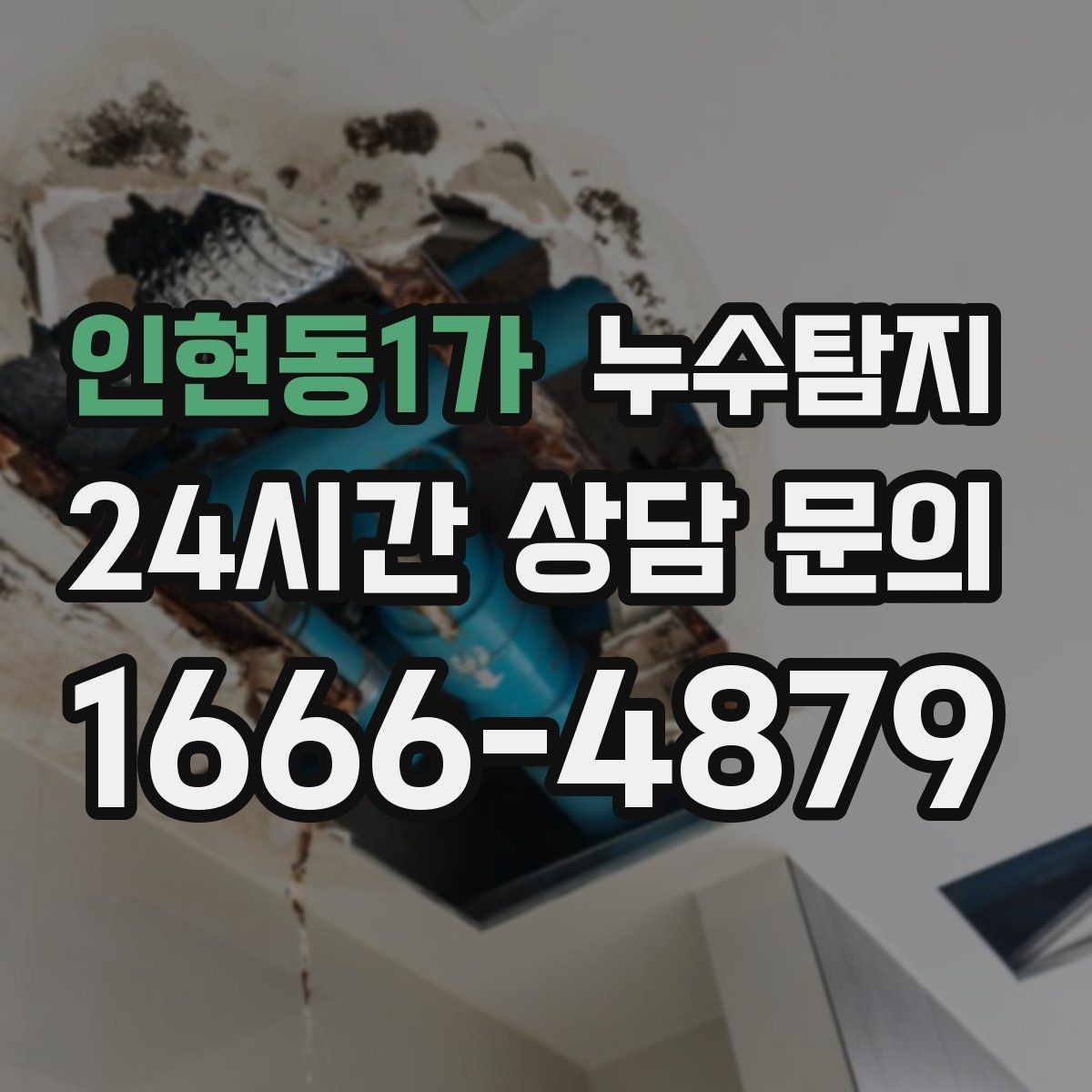 인현동1가 누수탐지 보이지 않는 누수 원인 추적