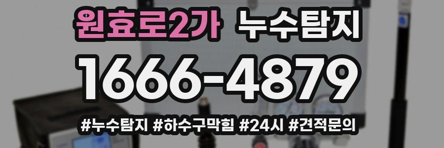 누수닥터 누수탐지