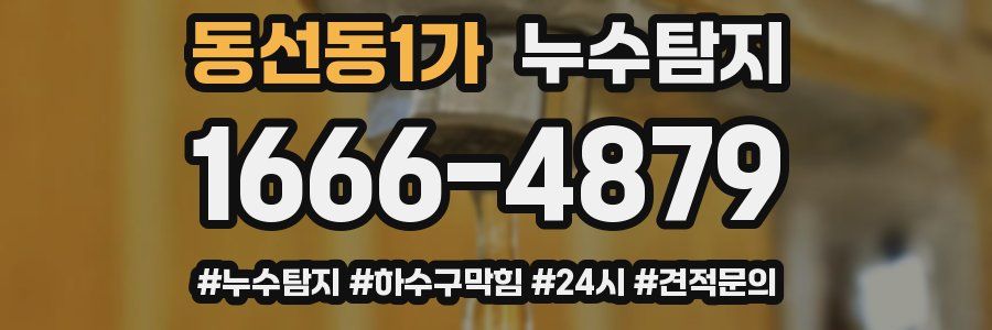 누수닥터 누수탐지