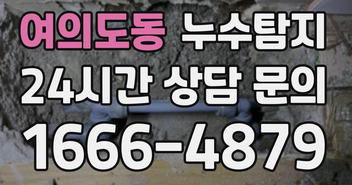 하수구막힘