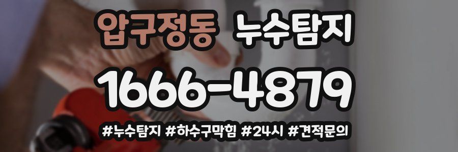 누수닥터 누수탐지