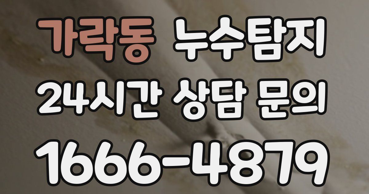 하수구막힘