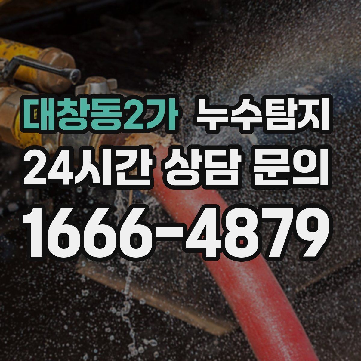 대창동2가 누수탐지 전기 온수기 배관 점검