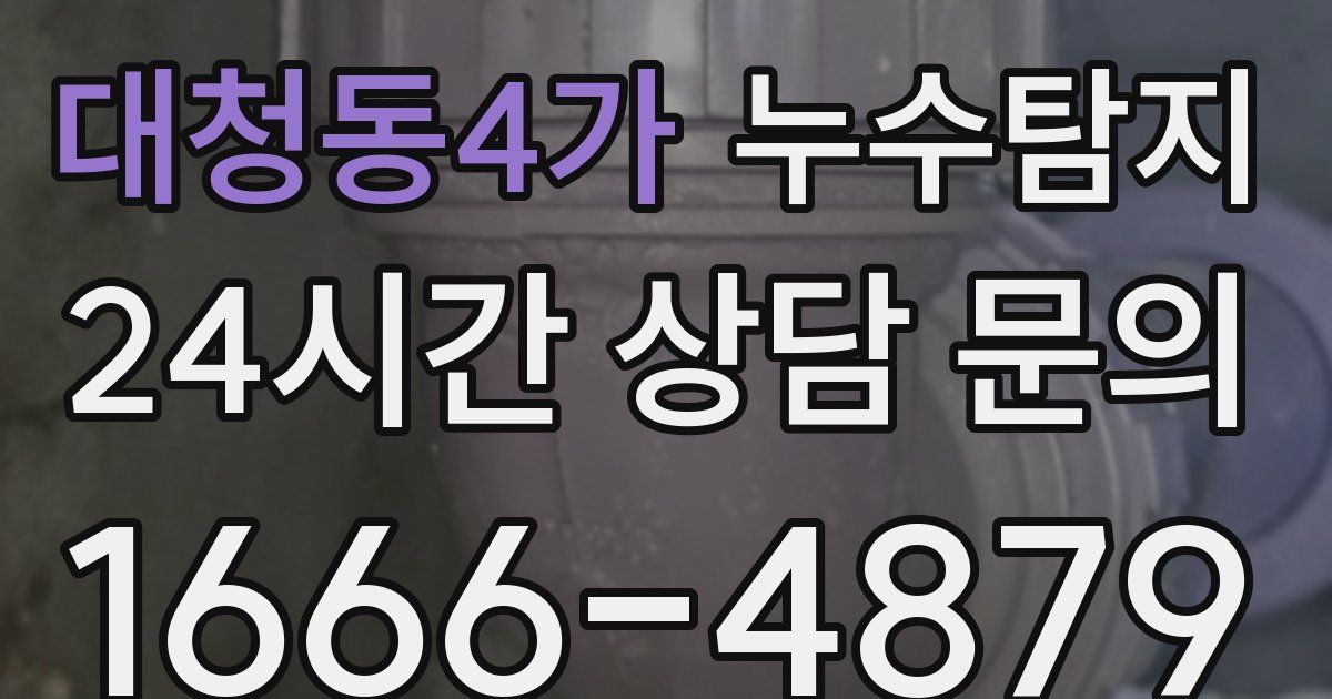 하수구막힘