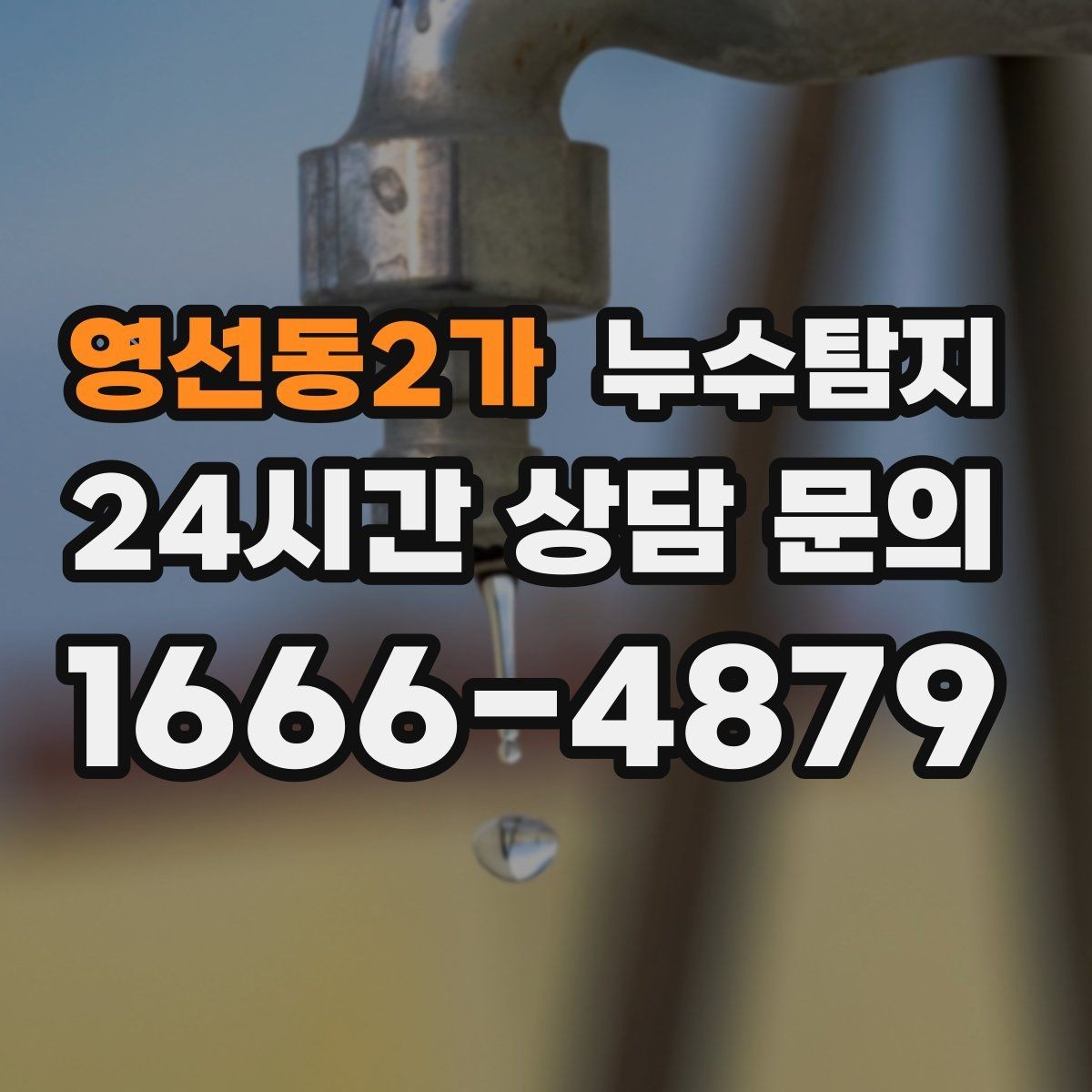 영선동2가 누수탐지 배수 트랩 역류 냄새 해결