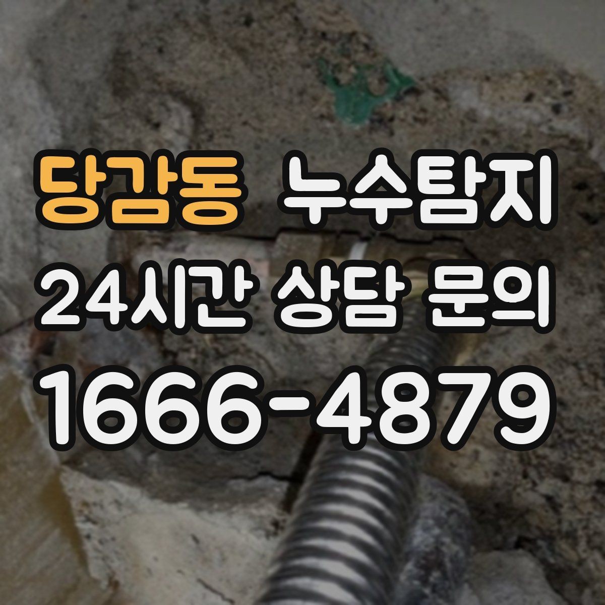 당감동 누수탐지 단독주택 외부 관로 점검