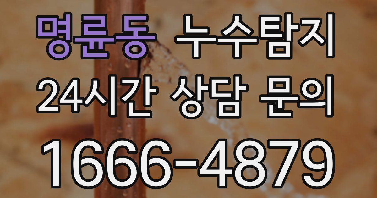하수구막힘