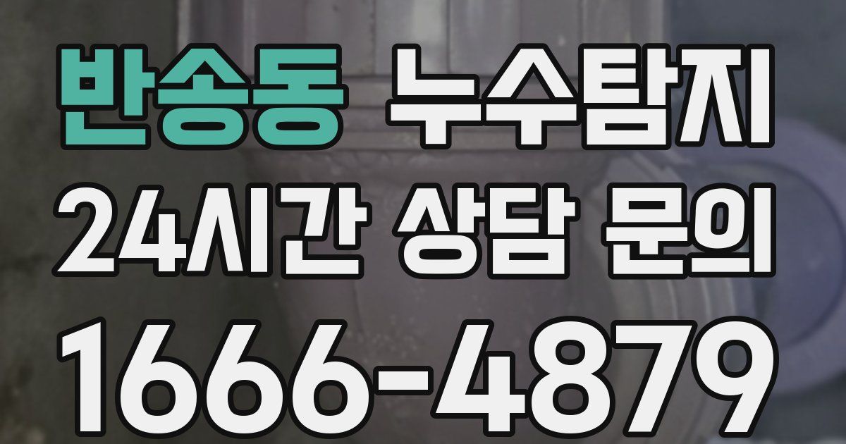 하수구막힘