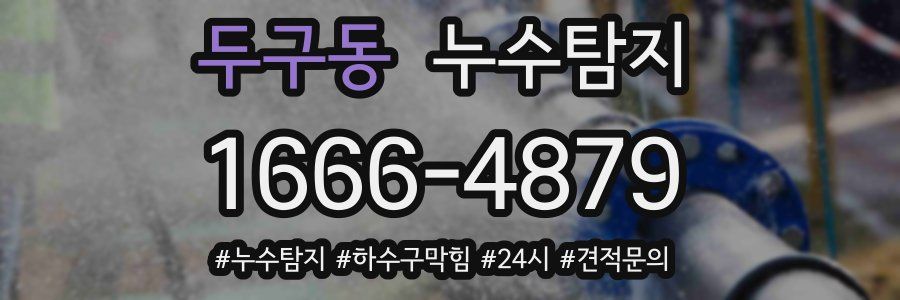 누수닥터 누수탐지