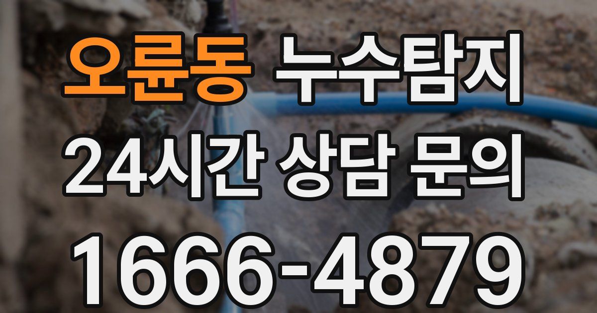 하수구막힘