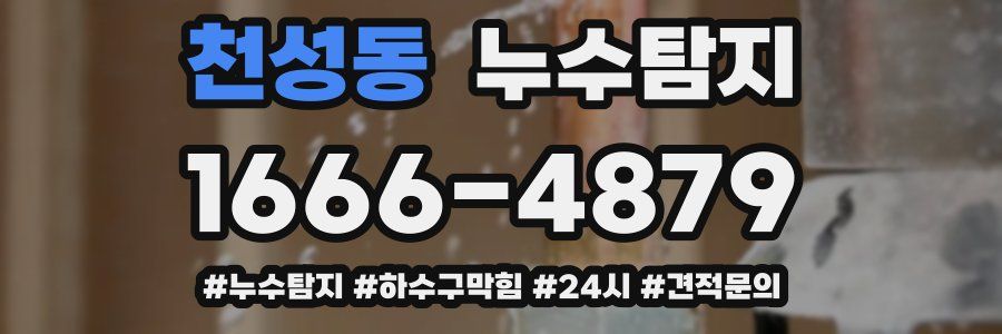 누수닥터 누수탐지