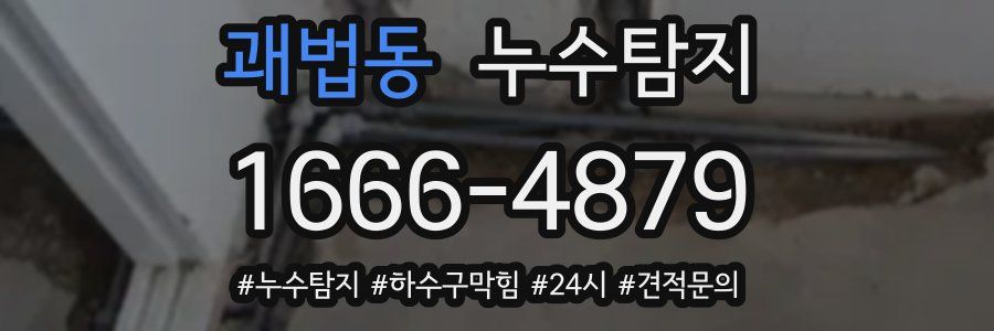 누수닥터 누수탐지