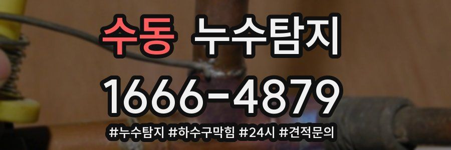 누수닥터 누수탐지