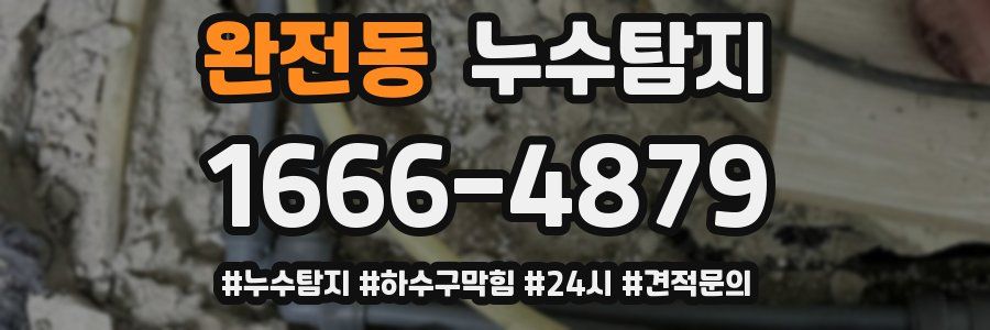 누수닥터 누수탐지