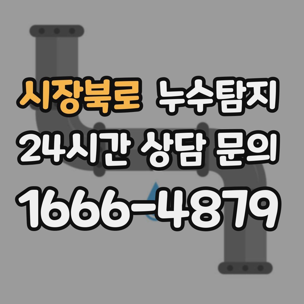 시장북로 누수탐지 상가 매장 누수 신속 진단