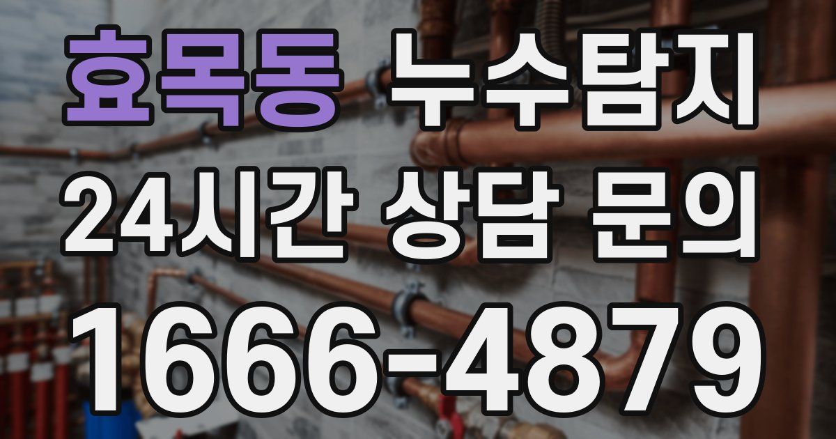 하수구막힘