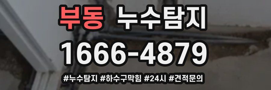 누수닥터 누수탐지