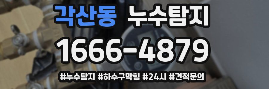 누수닥터 누수탐지