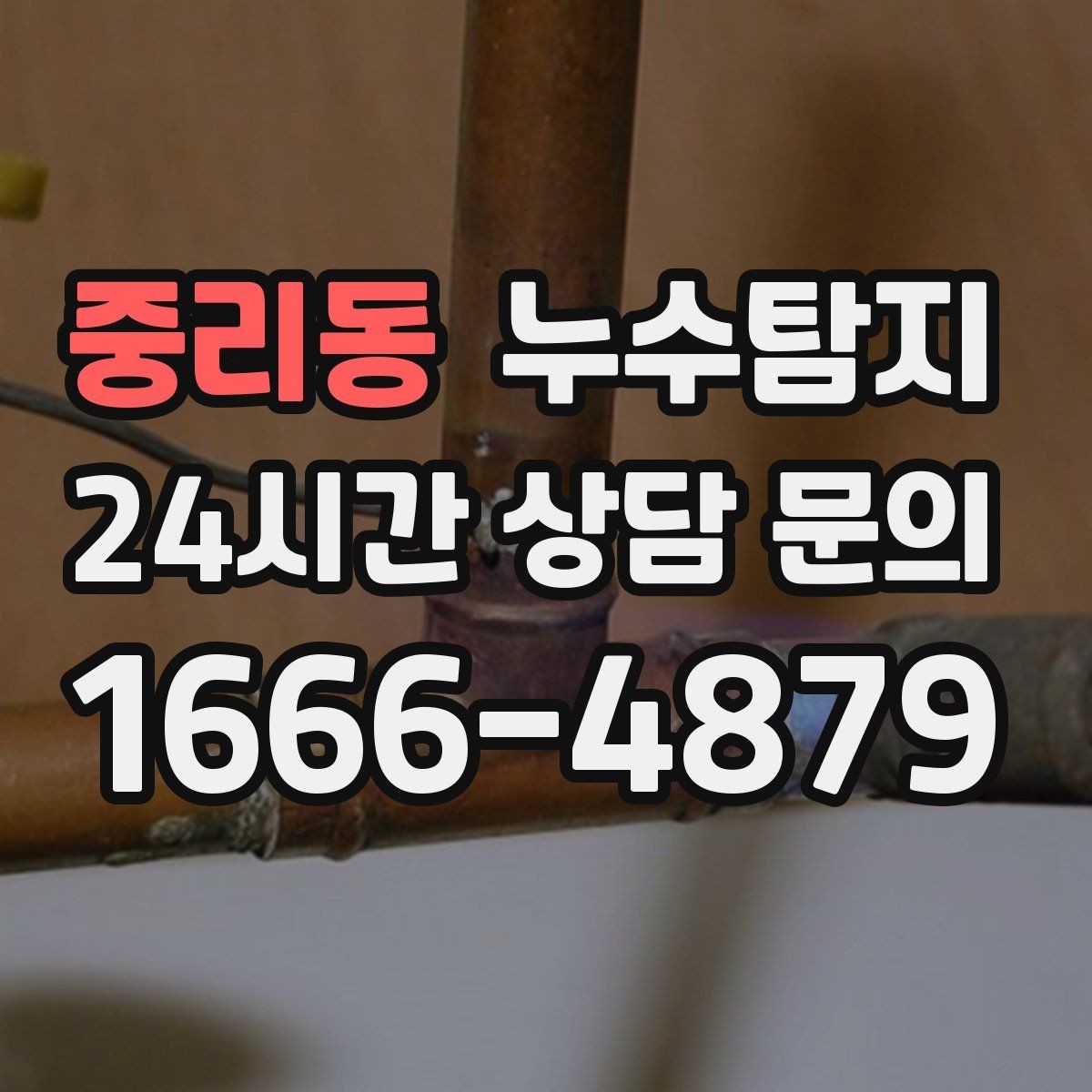 중리동 누수탐지 정밀 진단 후 최적 복구 제안