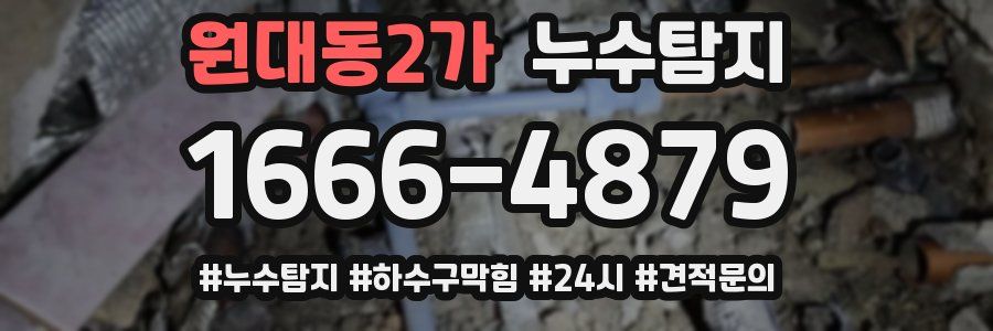 누수닥터 누수탐지